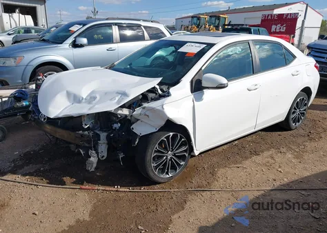 2014 Toyota Corolla S Plus z USA, uszkodzony, nr VIN 2T1BURHE8EC197790